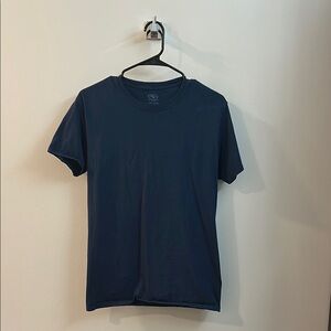 Athletic Works Navy Blue Short Sleeve Tee Classic Crew Neck